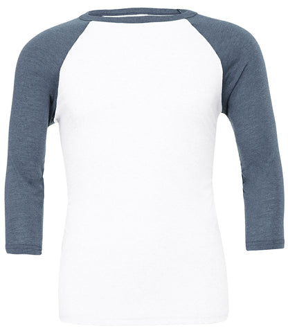 Canvas Unisex 3/4 Sleeve Baseball T-Shirt