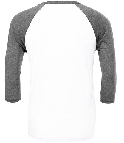 Canvas Unisex 3/4 Sleeve Baseball T-Shirt