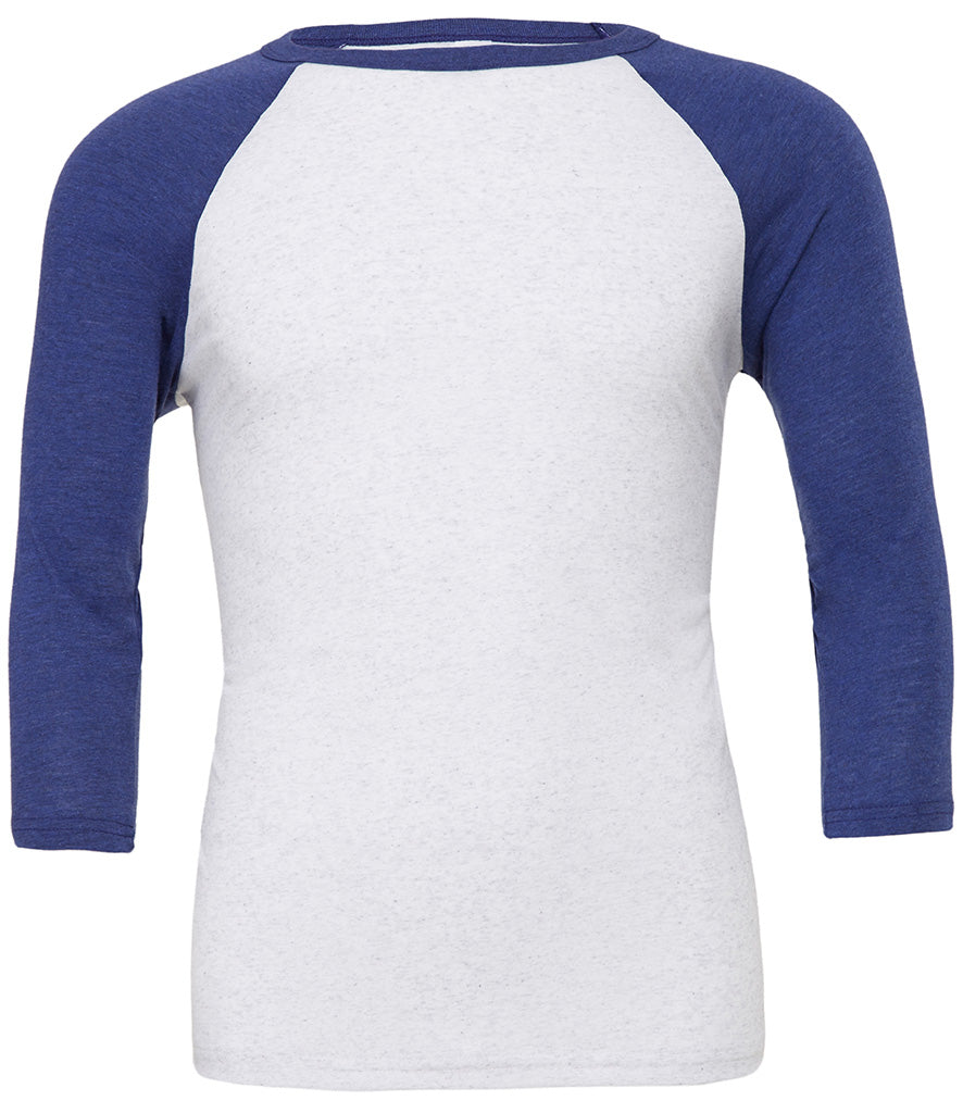 Canvas Unisex 3/4 Sleeve Baseball T-Shirt