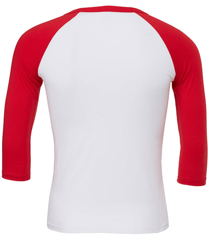 Canvas Unisex 3/4 Sleeve Baseball T-Shirt