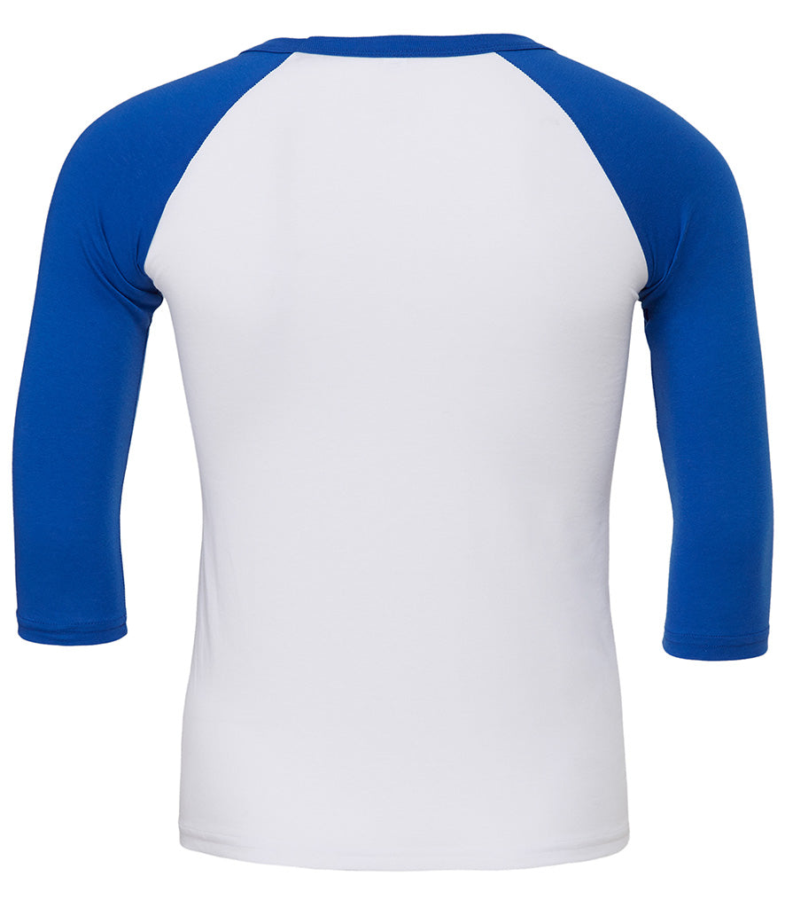 Canvas Unisex 3/4 Sleeve Baseball T-Shirt