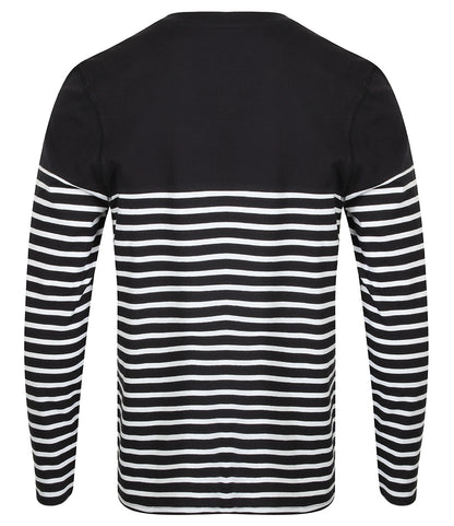 Front Row Unisex Long Sleeve Breton Striped T-Shirt