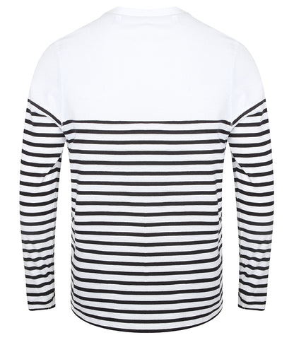 Front Row Unisex Long Sleeve Breton Striped T-Shirt