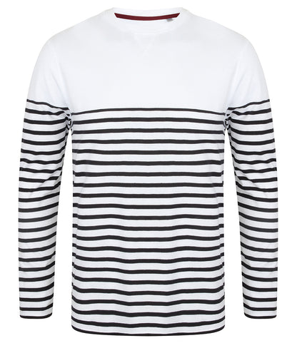 Front Row Unisex Long Sleeve Breton Striped T-Shirt