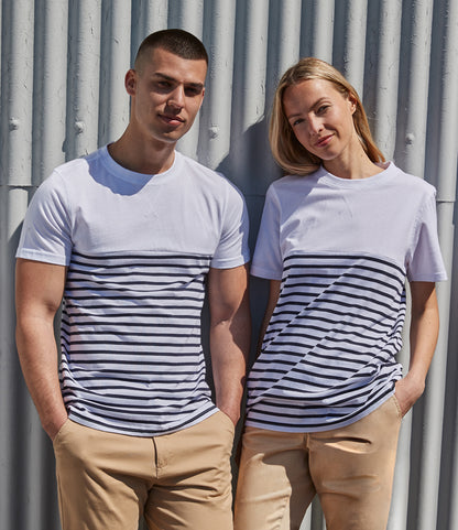 Front Row Unisex Breton Striped T-Shirt