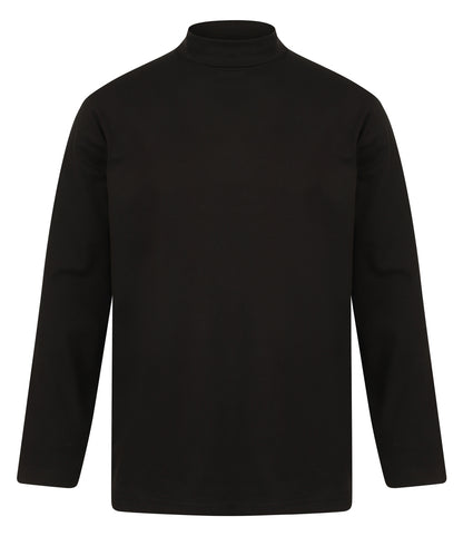 Henbury Long Sleeve Roll Neck Top