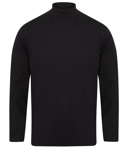 Henbury Long Sleeve Roll Neck Top