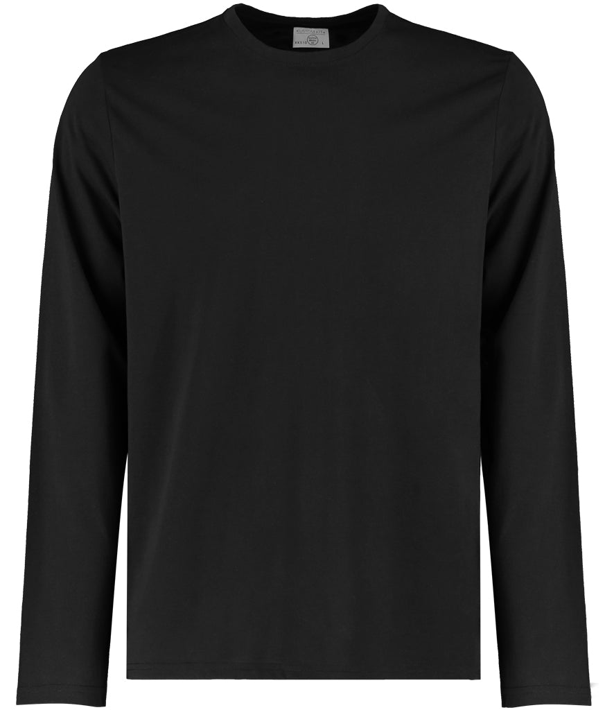 Kustom Kit Long Sleeve Fashion Fit Superwash T-Shirt