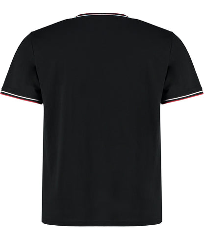 Kustom Kit Fashion Fit Tipped T-Shirt