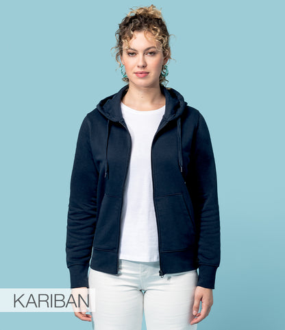 Kariban Ladies Eco Friendly Full Zip Hoodie