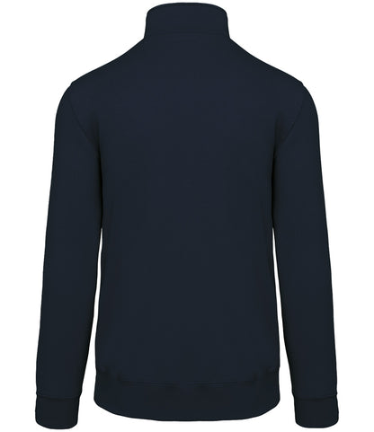 Kariban Zip Neck Sweatshirt