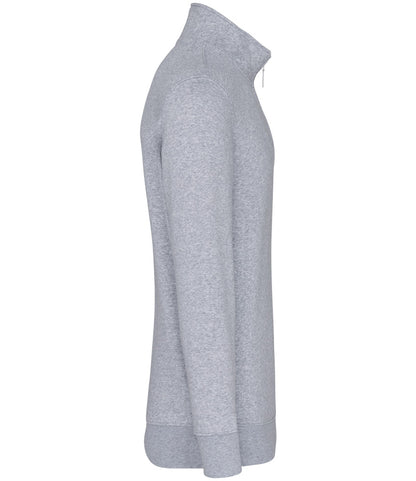 Kariban Zip Neck Sweatshirt