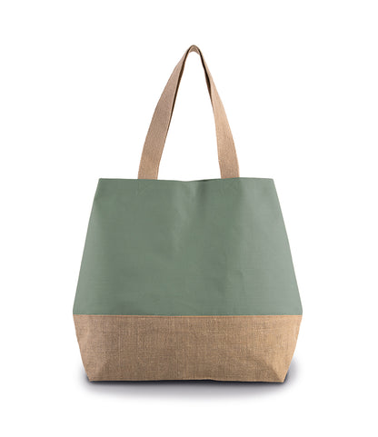 Kimood Canvas & Jute Shopper