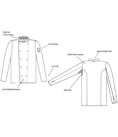 Le Chef Long Sleeve Luxe Jacket