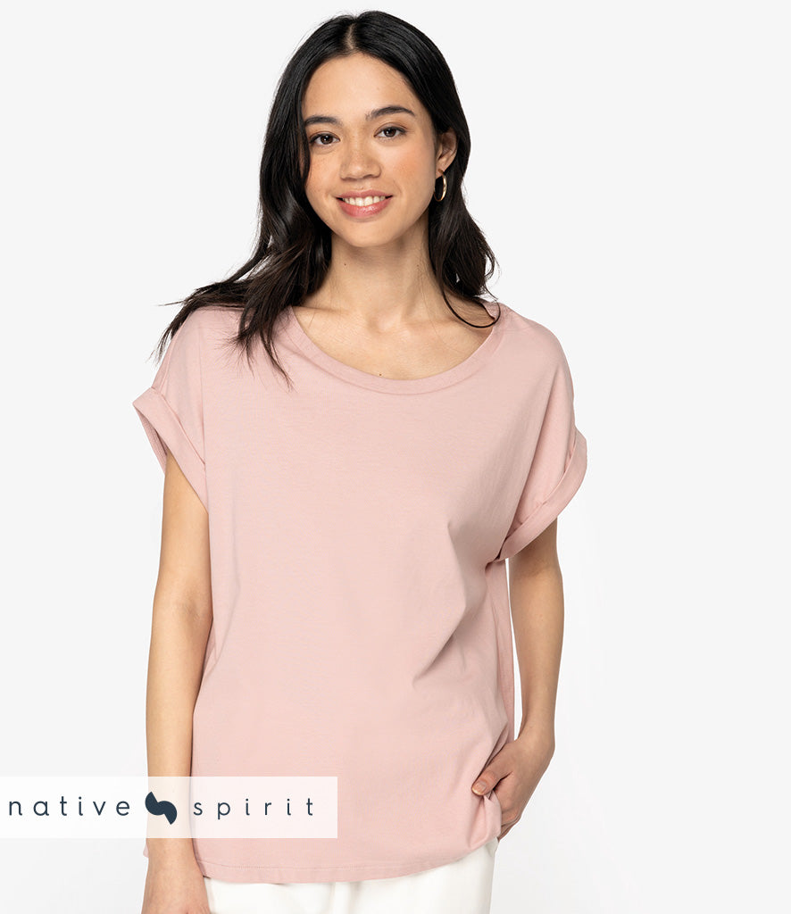 Native Spirit Ladies Roll-Up Sleeve T-Shirt