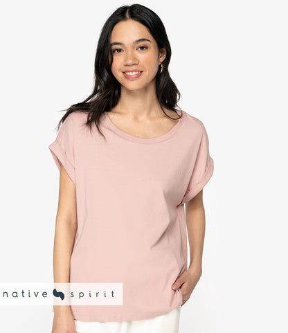 Native Spirit Ladies Roll-Up Sleeve T-Shirt