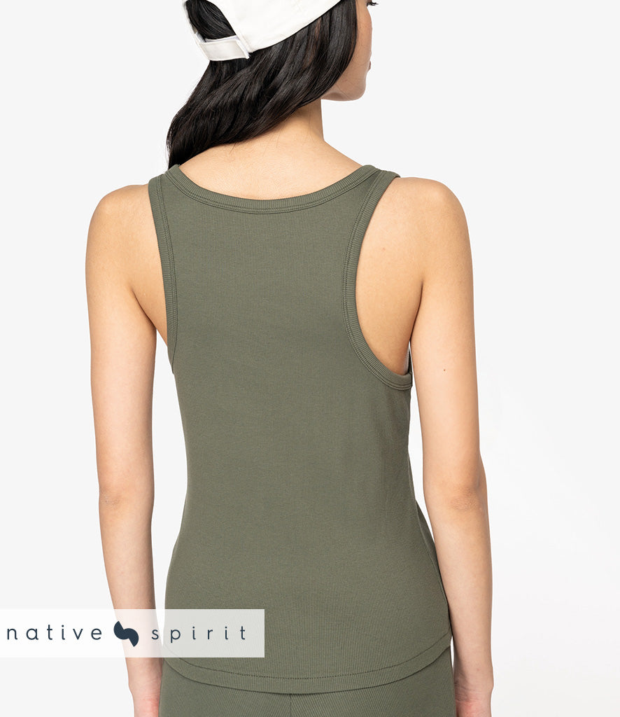 Native Spirit Ladies Ribbed Tank Top