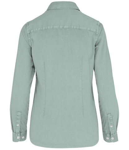 Native Spirit Ladies Washed Long Sleeve Shirt