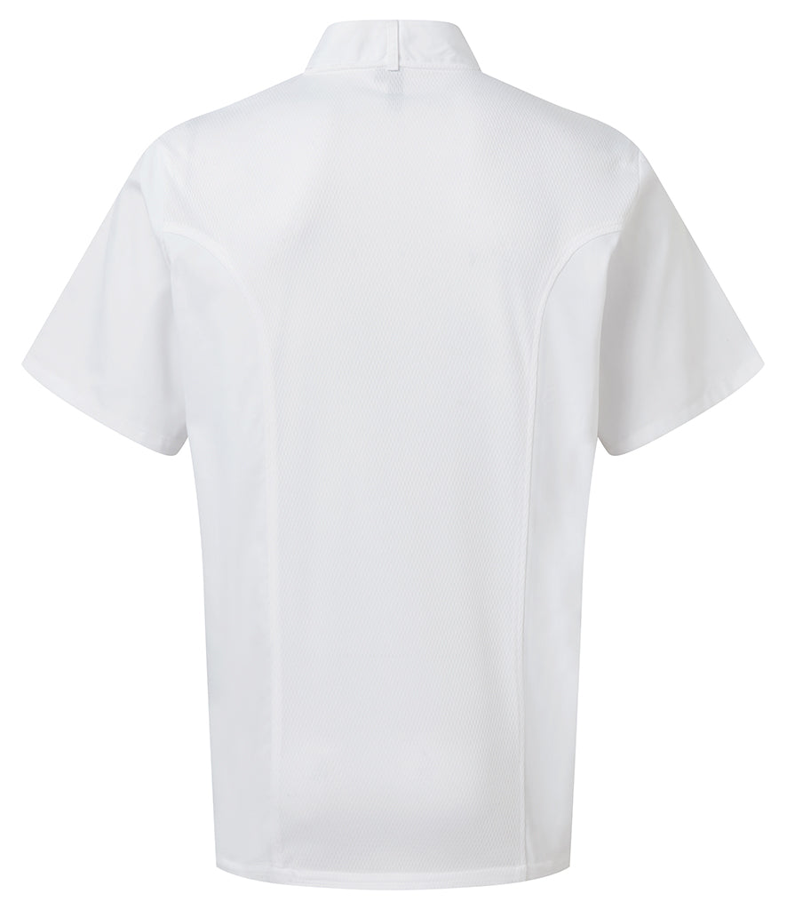 Premier Coolchecker® Short Sleeve Chef's Jacket