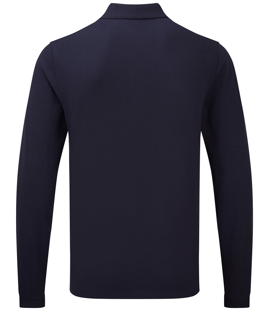 Premier Essential Unisex Long Sleeve Polo Shirt