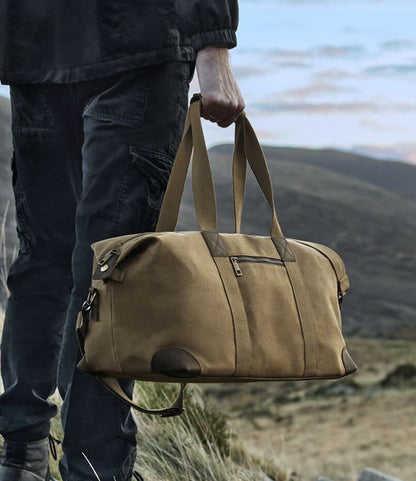 Quadra Heritage Waxed Canvas Holdall