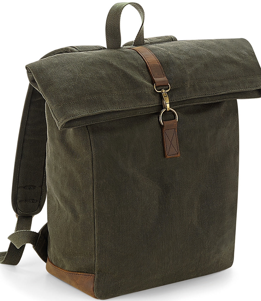 Quadra Heritage Waxed Canvas Backpack