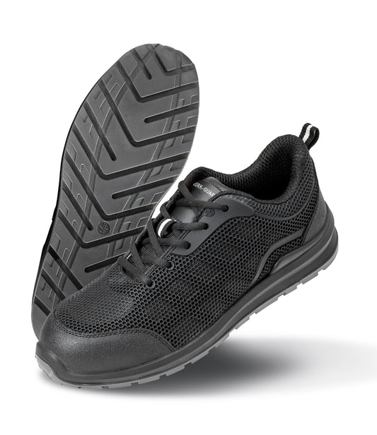 Result Work-Guard All Black Safety Trainers