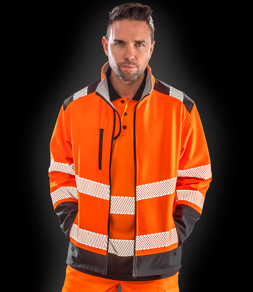 Result Safe-Guard Printable Ripstop Safety Soft Shell Jacket