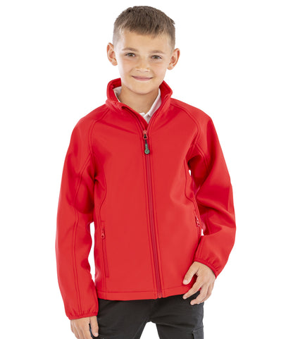 Result Genuine Recycled Kids Two Layer Printable Soft Shell Jacket