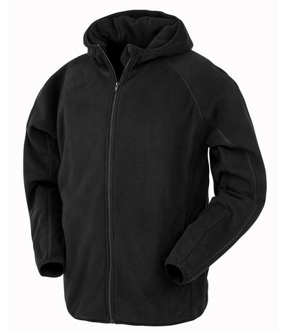 Result Genuine Recycled Hooded Micro Fleece Jacket