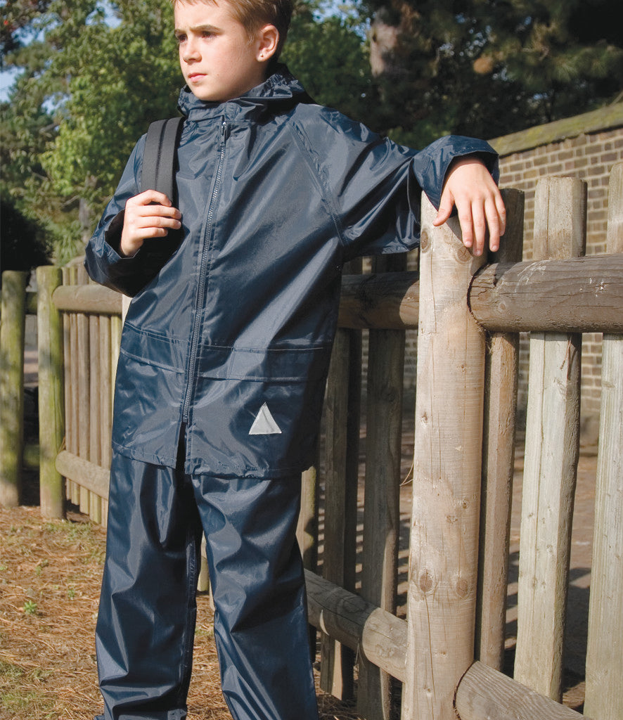 Result Kids Waterproof Jacket/Trouser Suit in Carry Bag