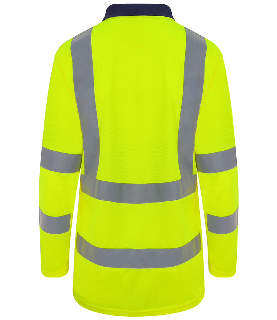 Pro RTX High Visibility Long Sleeve Polo Shirt