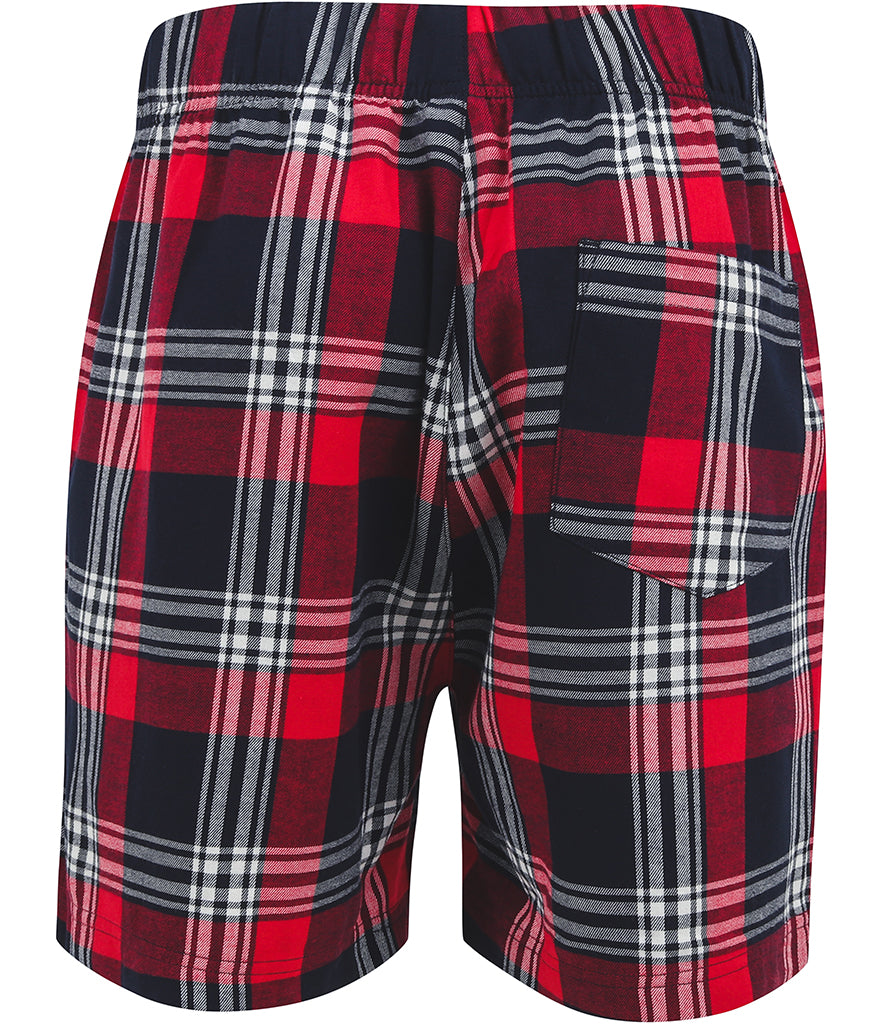 SF Clothing Tartan Lounge Shorts