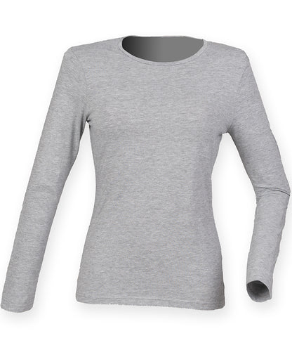 SF Clothing Ladies Feel Good Long Sleeve Stretch T-Shirt