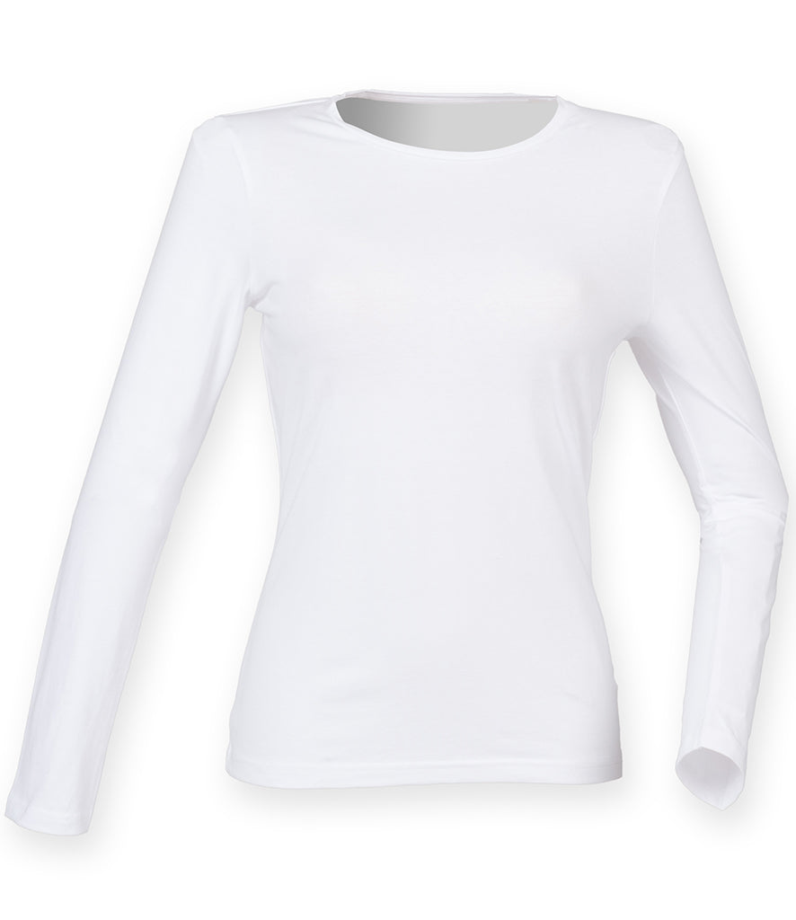 SF Clothing Ladies Feel Good Long Sleeve Stretch T-Shirt