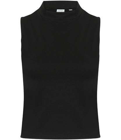 SF Clothing Ladies High Neck Crop Vest