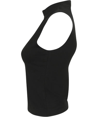 SF Clothing Ladies High Neck Crop Vest