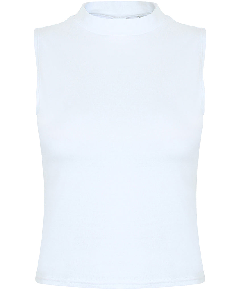 SF Clothing Ladies High Neck Crop Vest