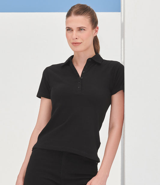 SF Clothing Ladies Stretch Piqué Polo Shirt