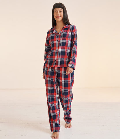 SF Clothing Ladies Tartan Lounge Set