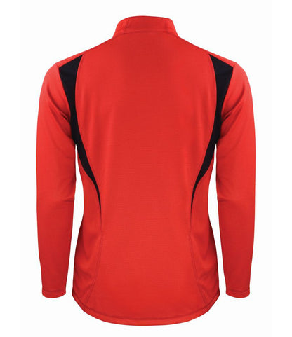 Spiro Unisex Zip Neck Trial Training Top