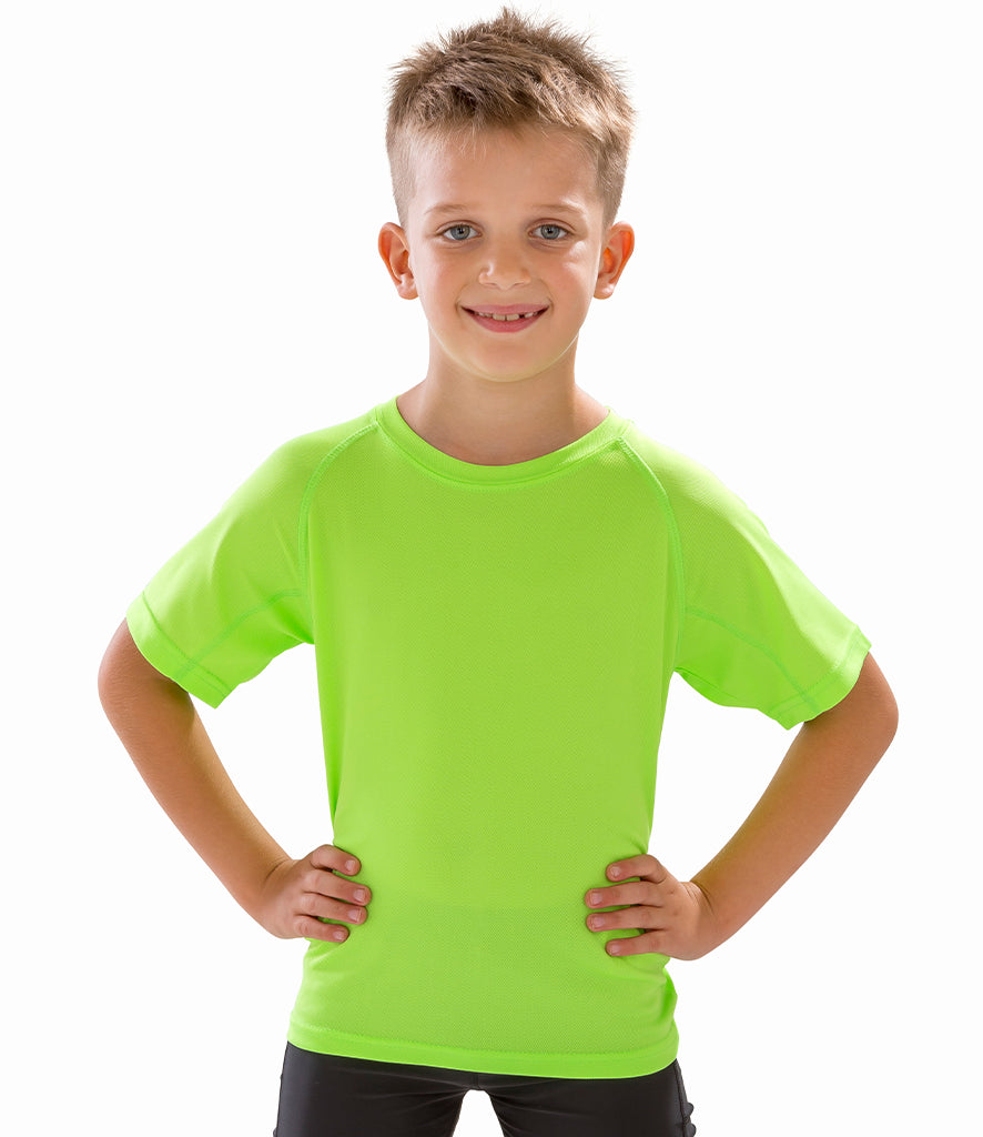 Spiro Kids Impact Performance Aircool T-Shirt