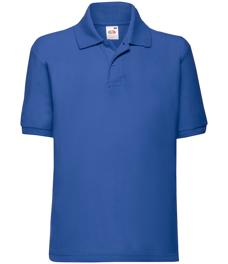 Fruit of the Loom Kids Poly/Cotton Piqué Polo Shirt