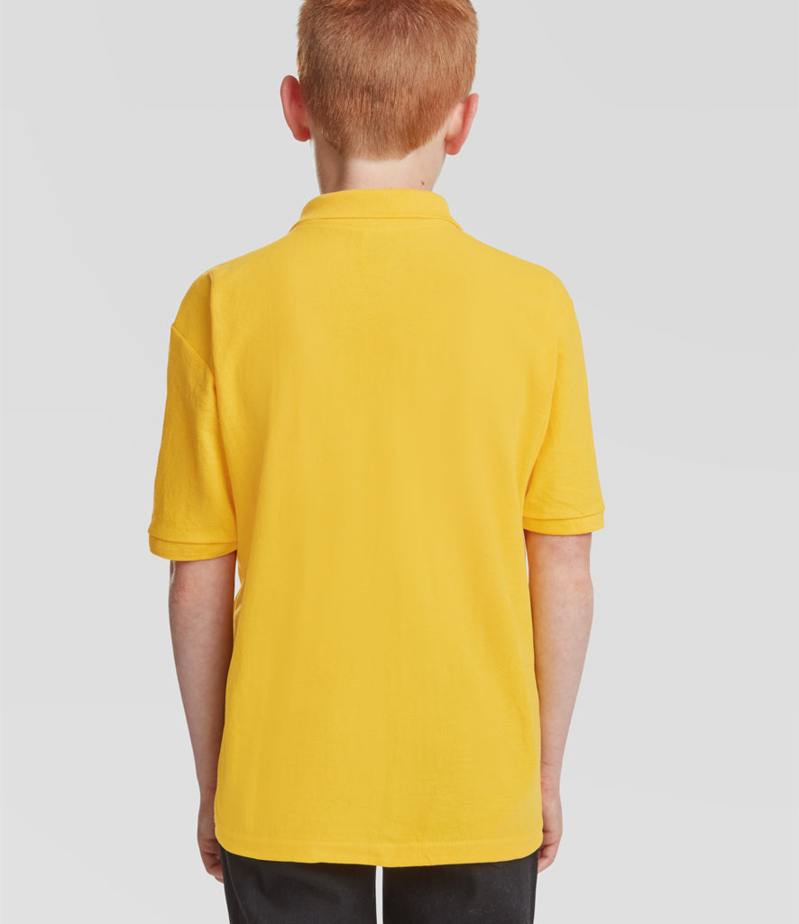 Fruit of the Loom Kids Poly/Cotton Piqué Polo Shirt