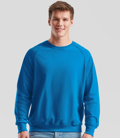 Fruit of the Loom Lightweight Raglan Sweatshirt