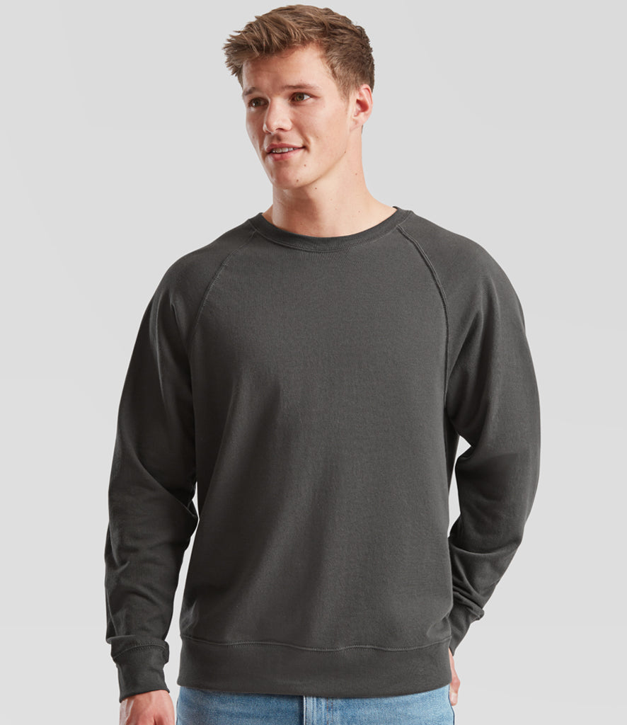 Fruit of the Loom Lightweight Raglan Sweatshirt