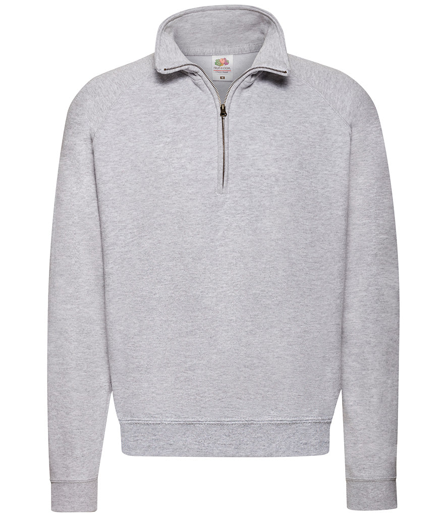 Fruit of the Loom Classic Zip Neck Sweatshirt