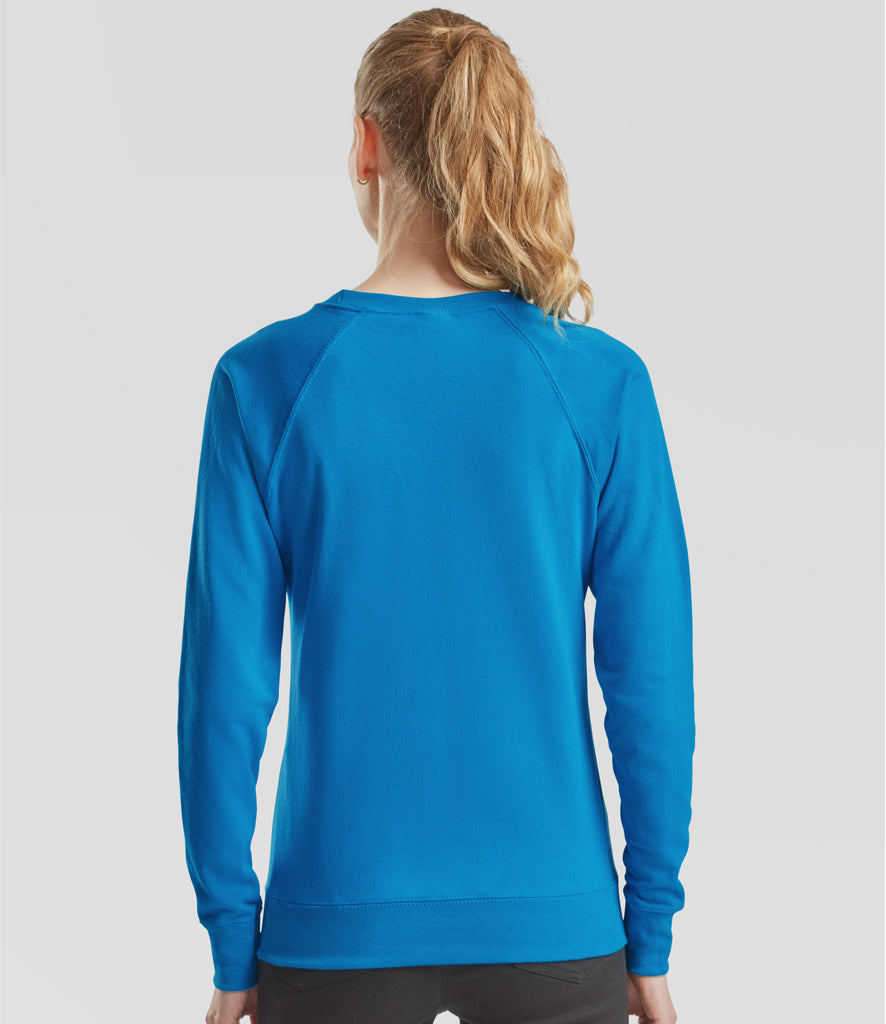 Fruit of the Loom Lady Fit Lightweight Raglan Sweatshirt