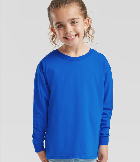 Fruit of the Loom Kids Long Sleeve Value T-Shirt