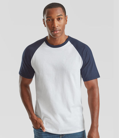 Fruit of the Loom Contrast Baseball T-Shirt